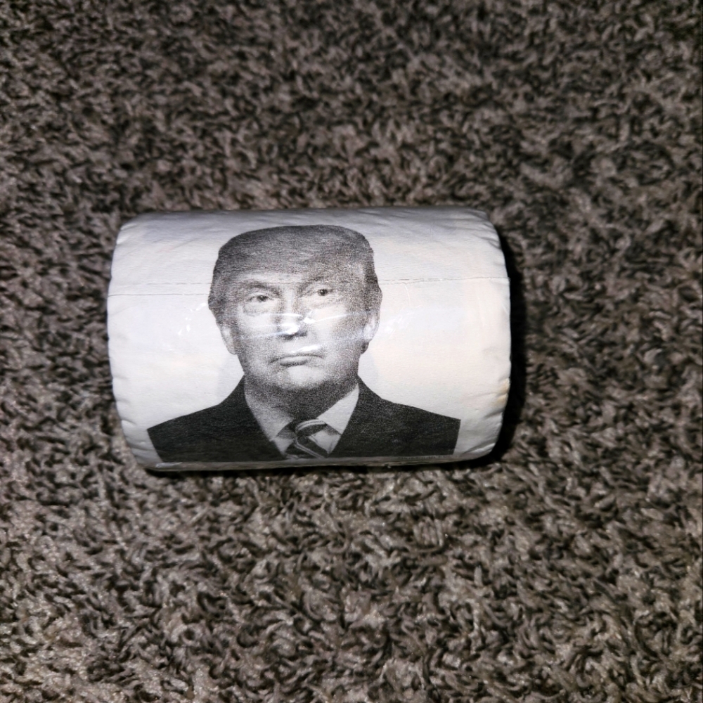 Donald Trump President Toilet Paper Roll Big Mouth Inc Gag Gift Prank Joke